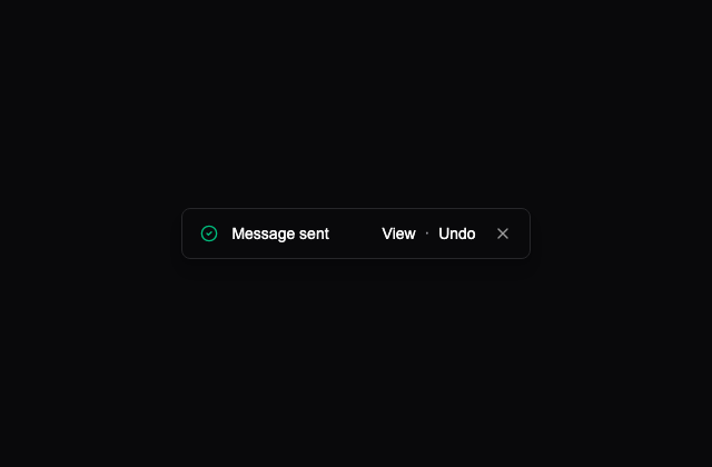 메시지 전송 안내 · Origin UI 정적 미리보기