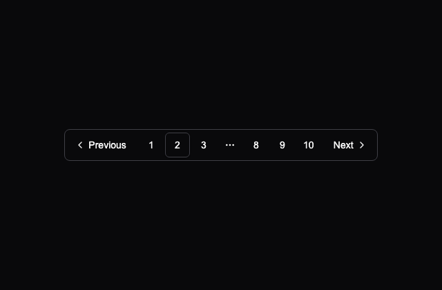 Boxed Pagination · Myna UI 정적 미리보기