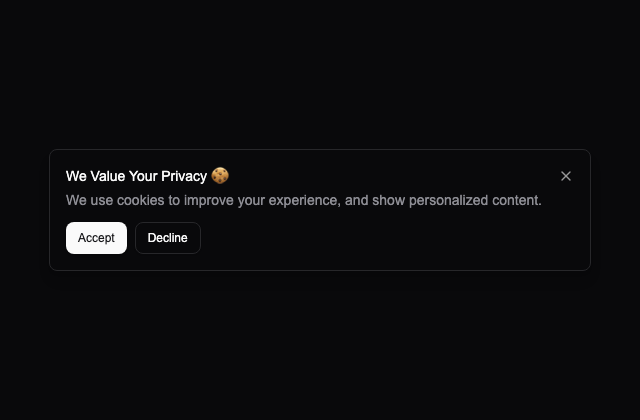 쿠키 선택 안내 · Origin UI 정적 미리보기