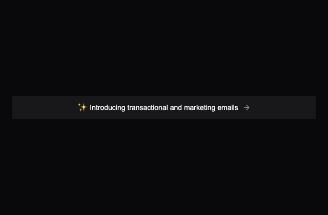 New Feature Banner · Origin UI 정적 미리보기