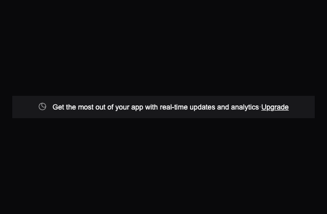 Upgrade Banner · Origin UI 정적 미리보기