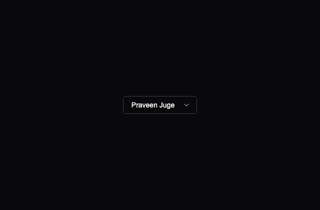 Profile Dropdown · Myna UI 정적 미리보기