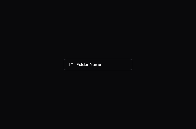 Folder Dropdown · Myna UI 정적 미리보기