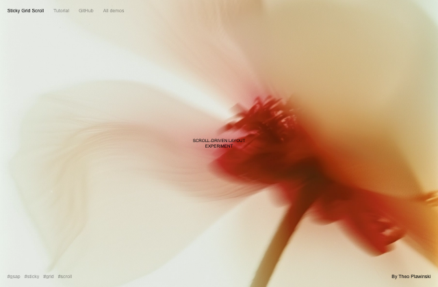 Sticky Grid Scroll: Building a Scroll-Driven Animated Grid 정적 미리보기