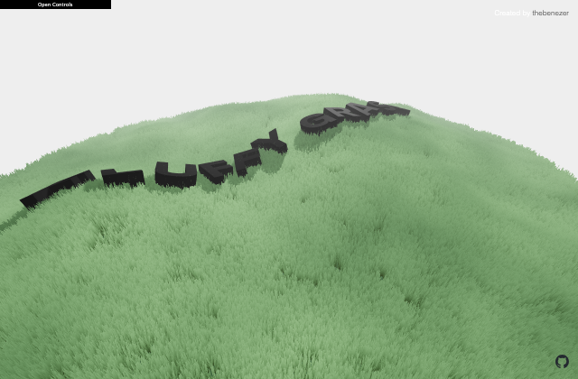 How to Make The Fluffiest Grass With Three.js 정적 미리보기