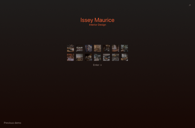 Tiny Grid Layout Animation 정적 미리보기
