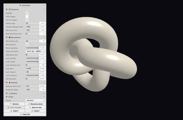 Breaking the Frame: Building a Real-Time Datamosh Effect with Three.js 정적 미리보기