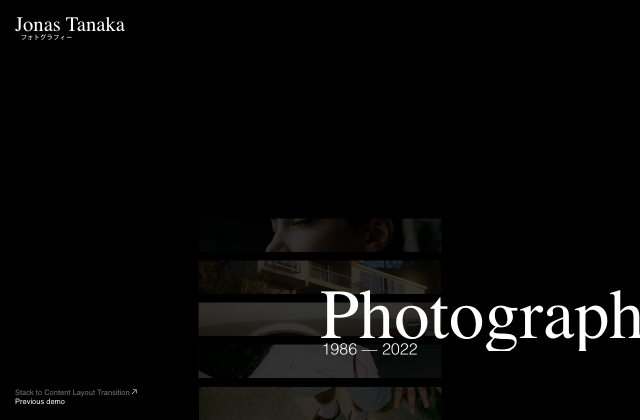 Stack to Content Layout Transition 정적 미리보기