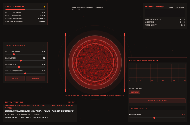 Coding a 3D Audio Visualizer with Three.js, GSAP & Web Audio API 정적 미리보기