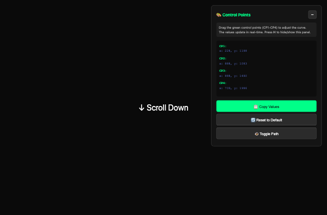Building Responsive, Scroll-Triggered Curved Path Animations with GSAP 정적 미리보기