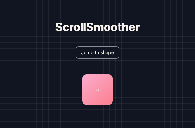 Smooth Scrolling 정적 미리보기