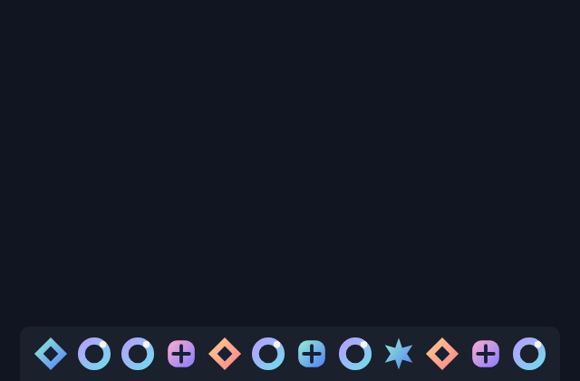 MacOS Dock Effect 정적 미리보기