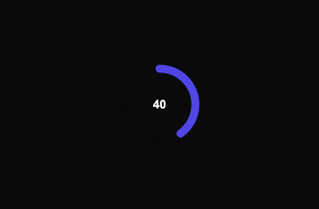 Animated Circular Progress Bar 정적 미리보기