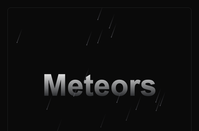 Meteors 정적 미리보기