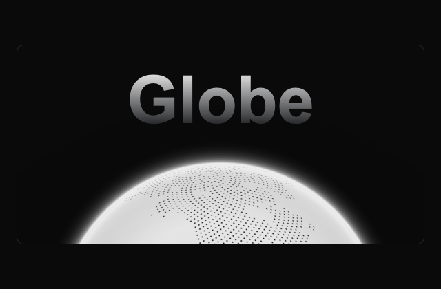 Globe 정적 미리보기