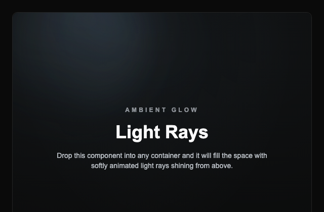 Light Rays 정적 미리보기