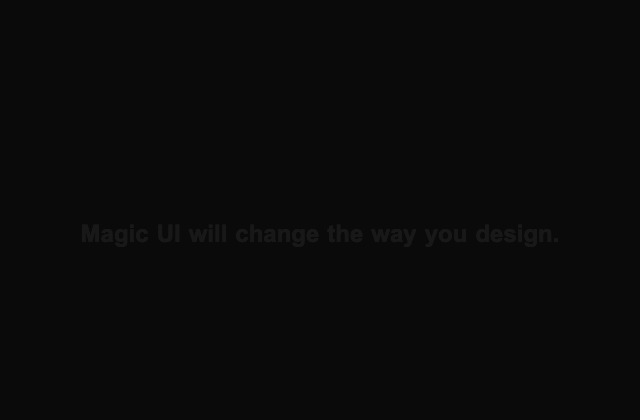 Text Reveal 정적 미리보기